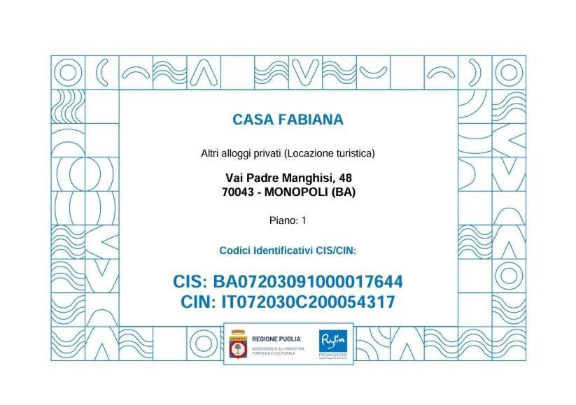 Casa Fabiana Lägenhet Monopoli Exteriör bild